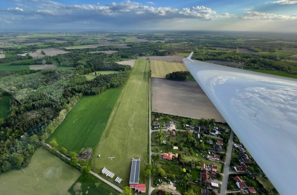 Moderne Flugplatzinfrastruktur